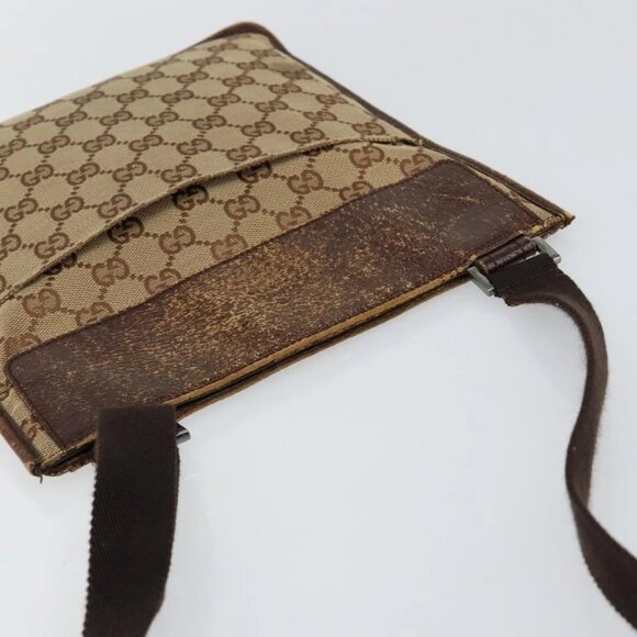 GUCCI GG Canvas Shoulder Bag Beige 27639 Auth 151876 - Picture 7 of 16